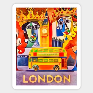 LONDON, globetrotters Sticker